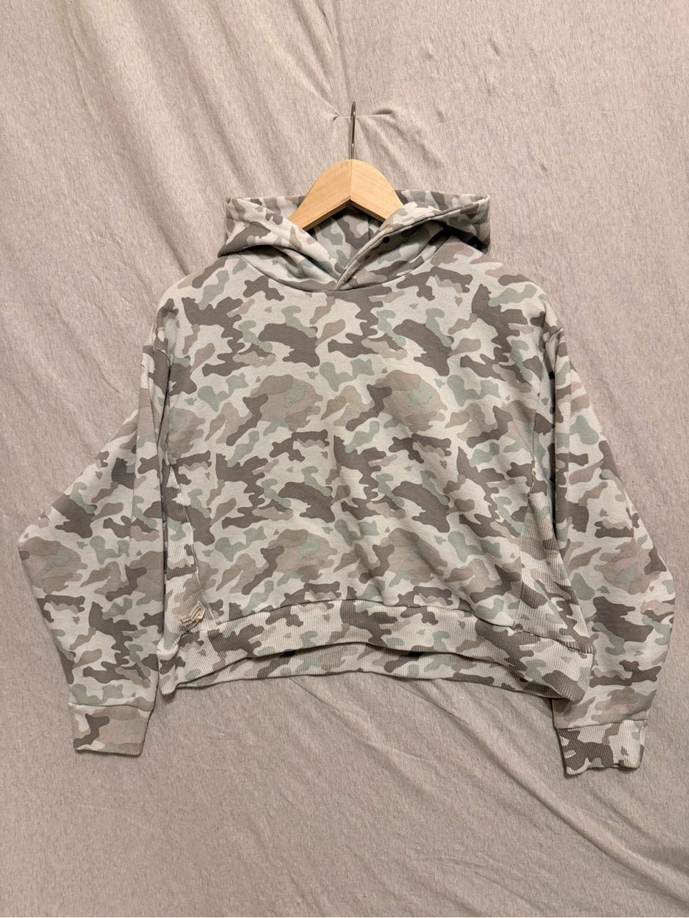 Simply Southern Cropped Camo Hoodie